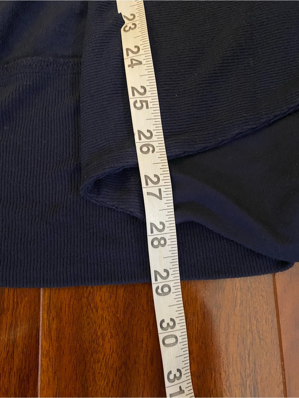 Athleta Navy Open Drape Front Cardigan with pockets oversized - Picture 9 of 9